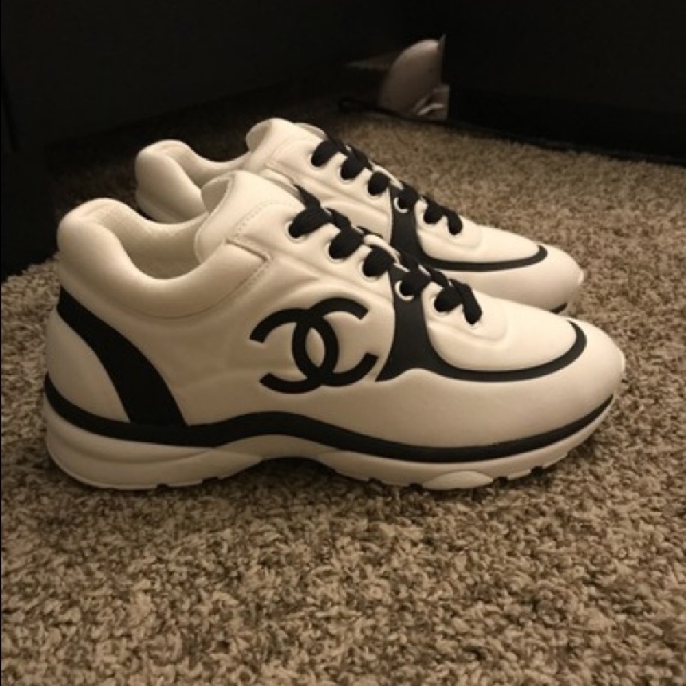 Brand New Chanel Fabric Sneakers